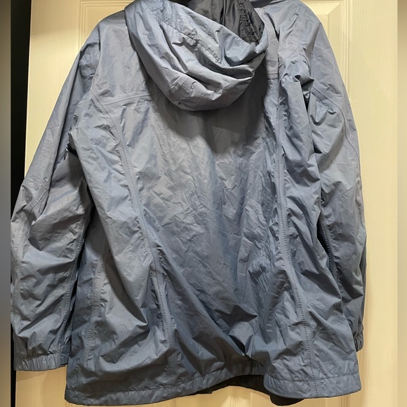 Columbia Slate Blue Rain Jacket. Size 1 X - Picture 3 of 5
